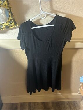 Joe Boxer black cotton dress large